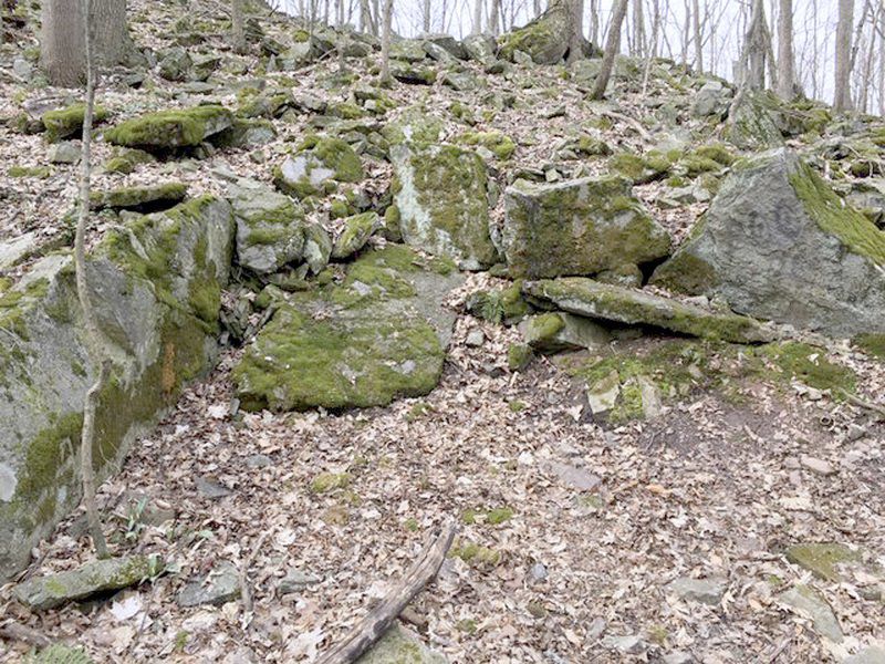 Walking the trails in the town